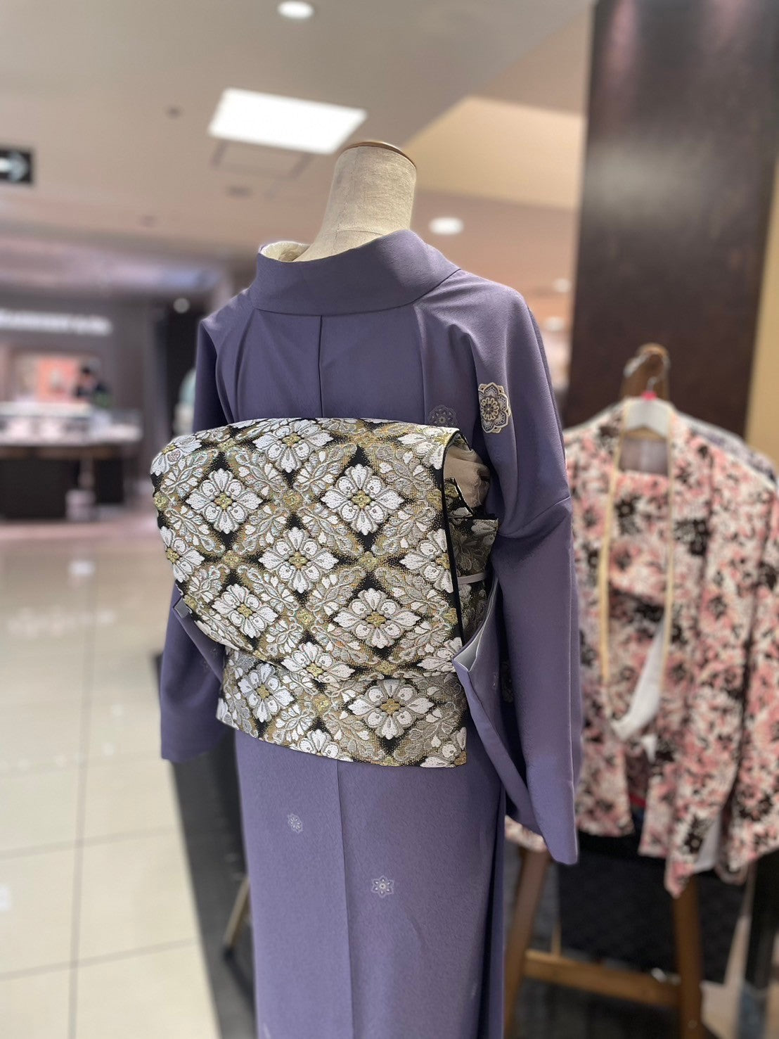 オリジナル小紋華紋 紫