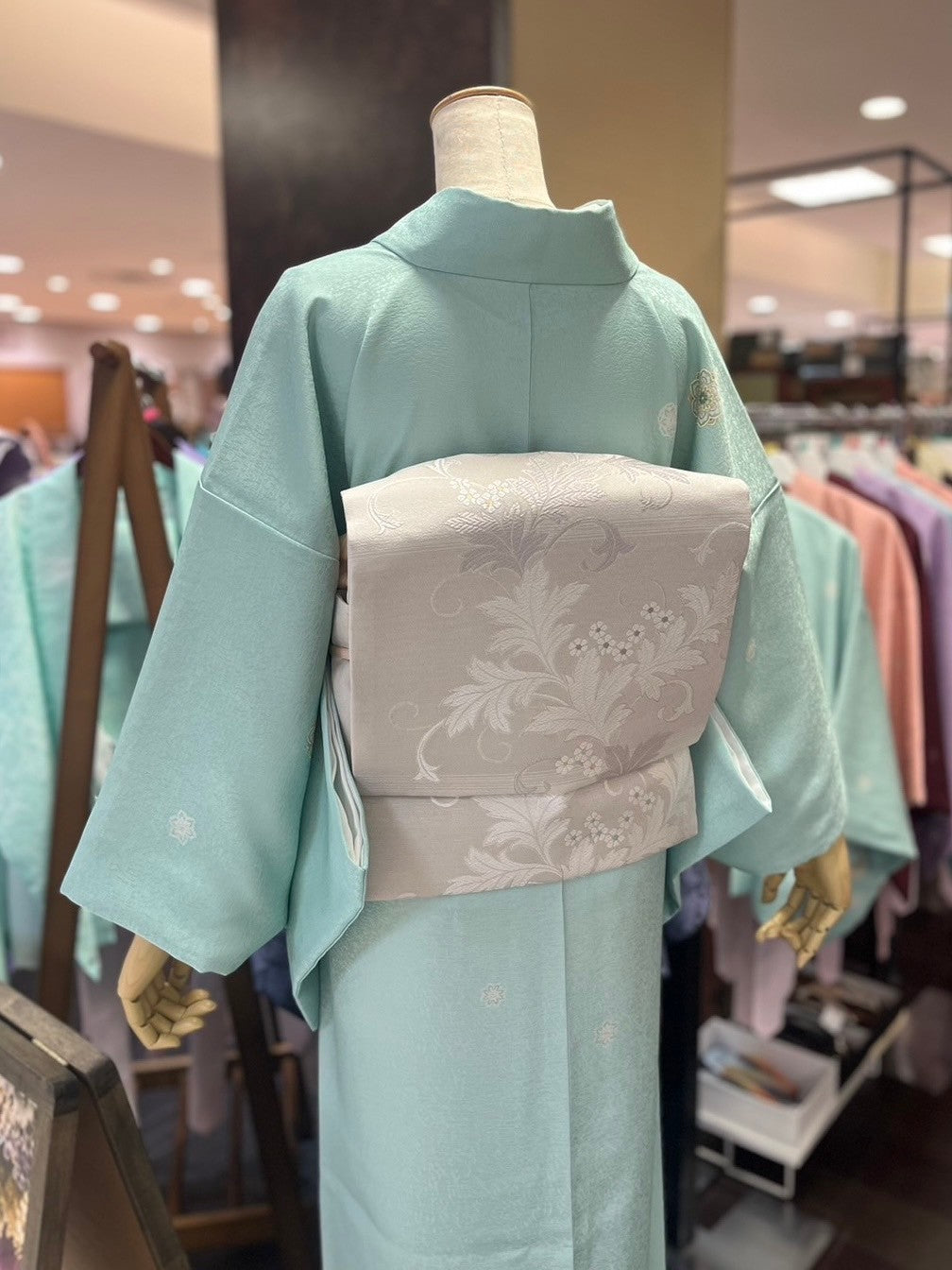 オリジナル小紋華紋 ミント