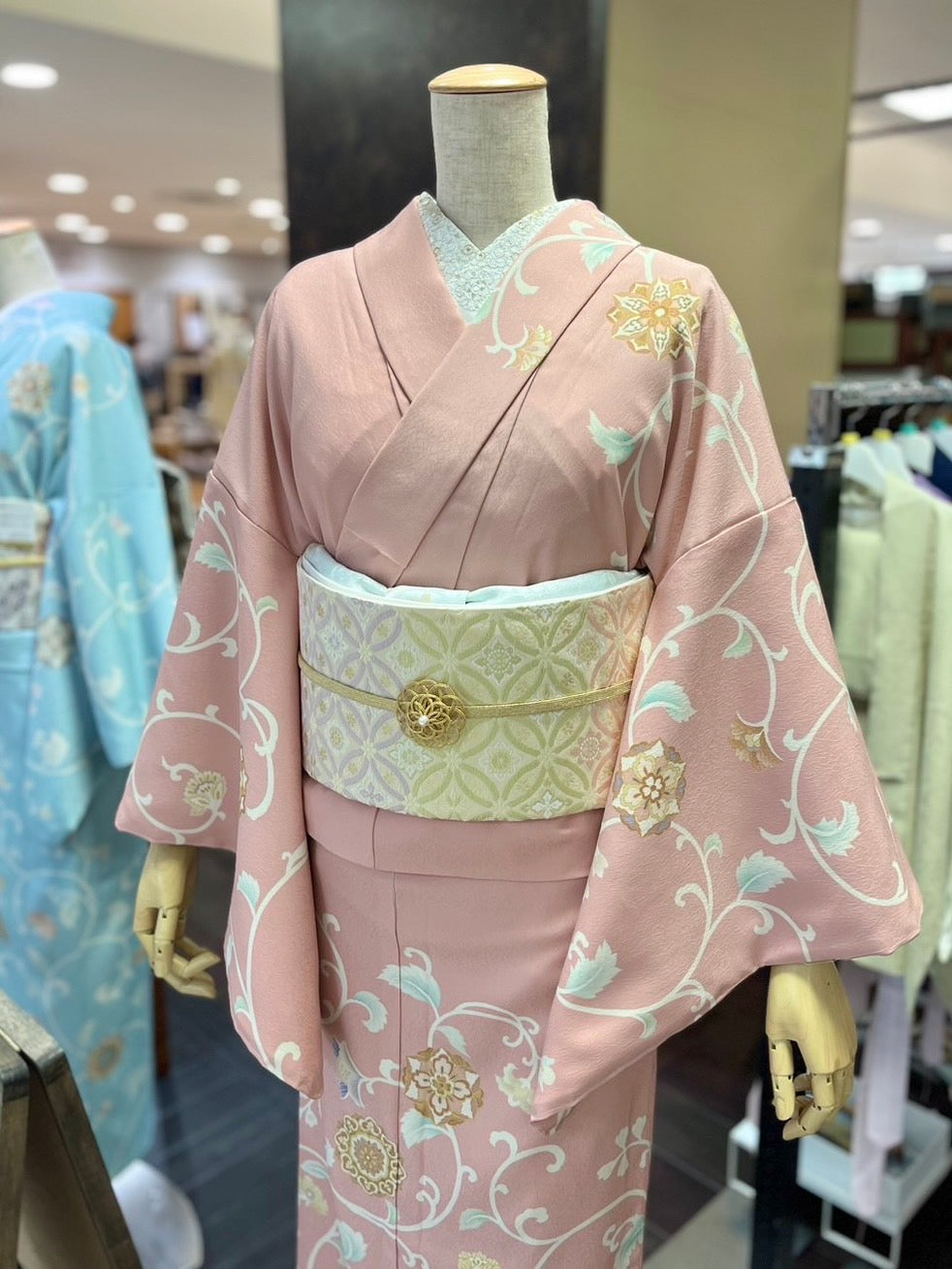 オリジナル訪問着 ピンク