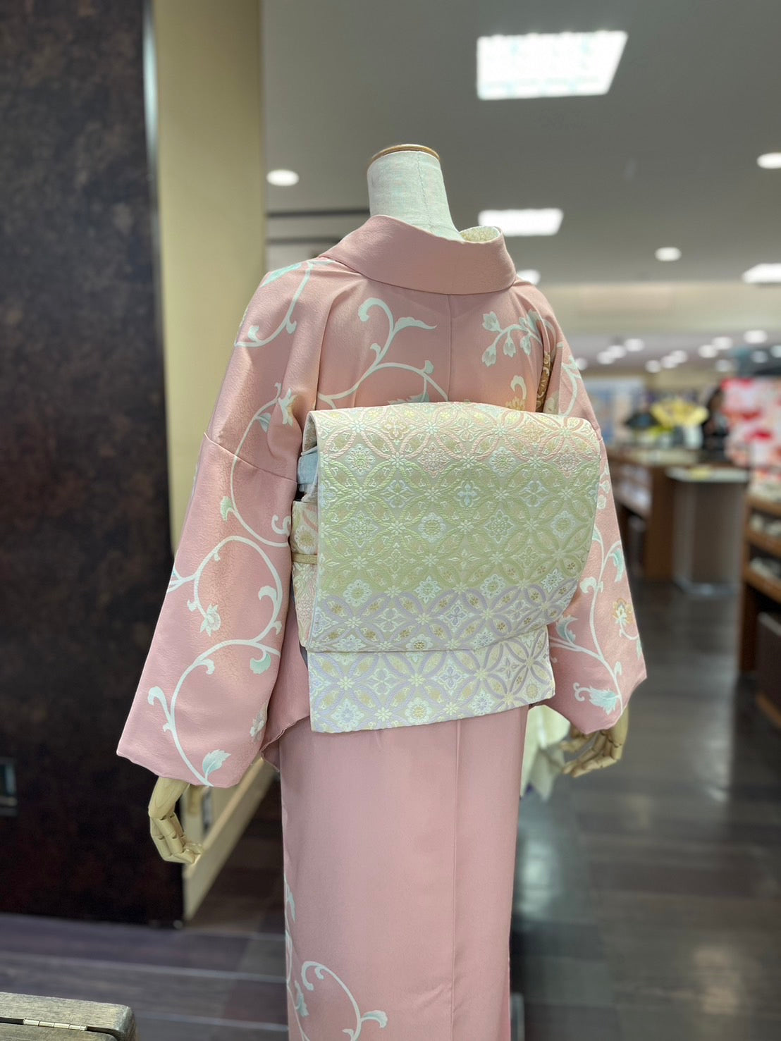 オリジナル訪問着 ピンク