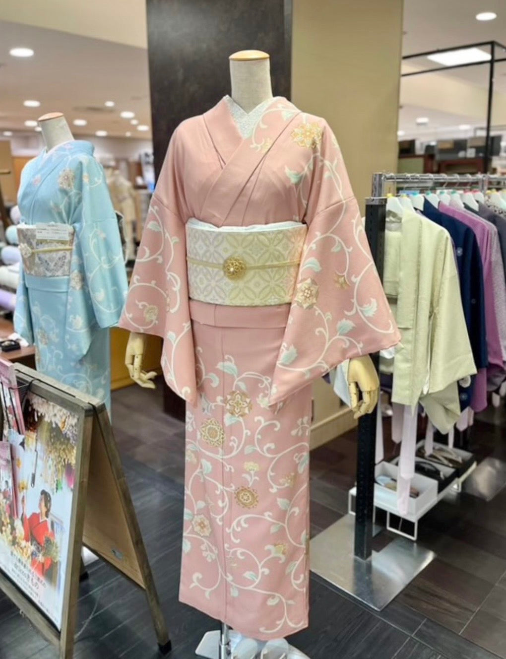 オリジナル訪問着 ピンク