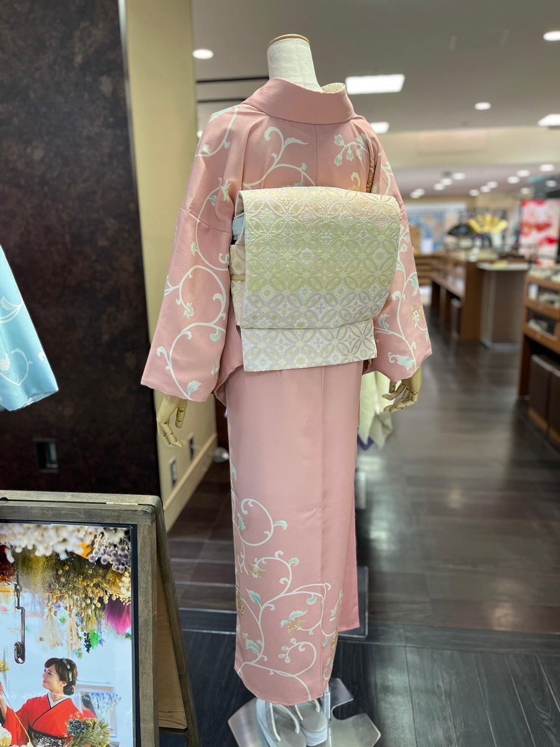 オリジナル訪問着 ピンク