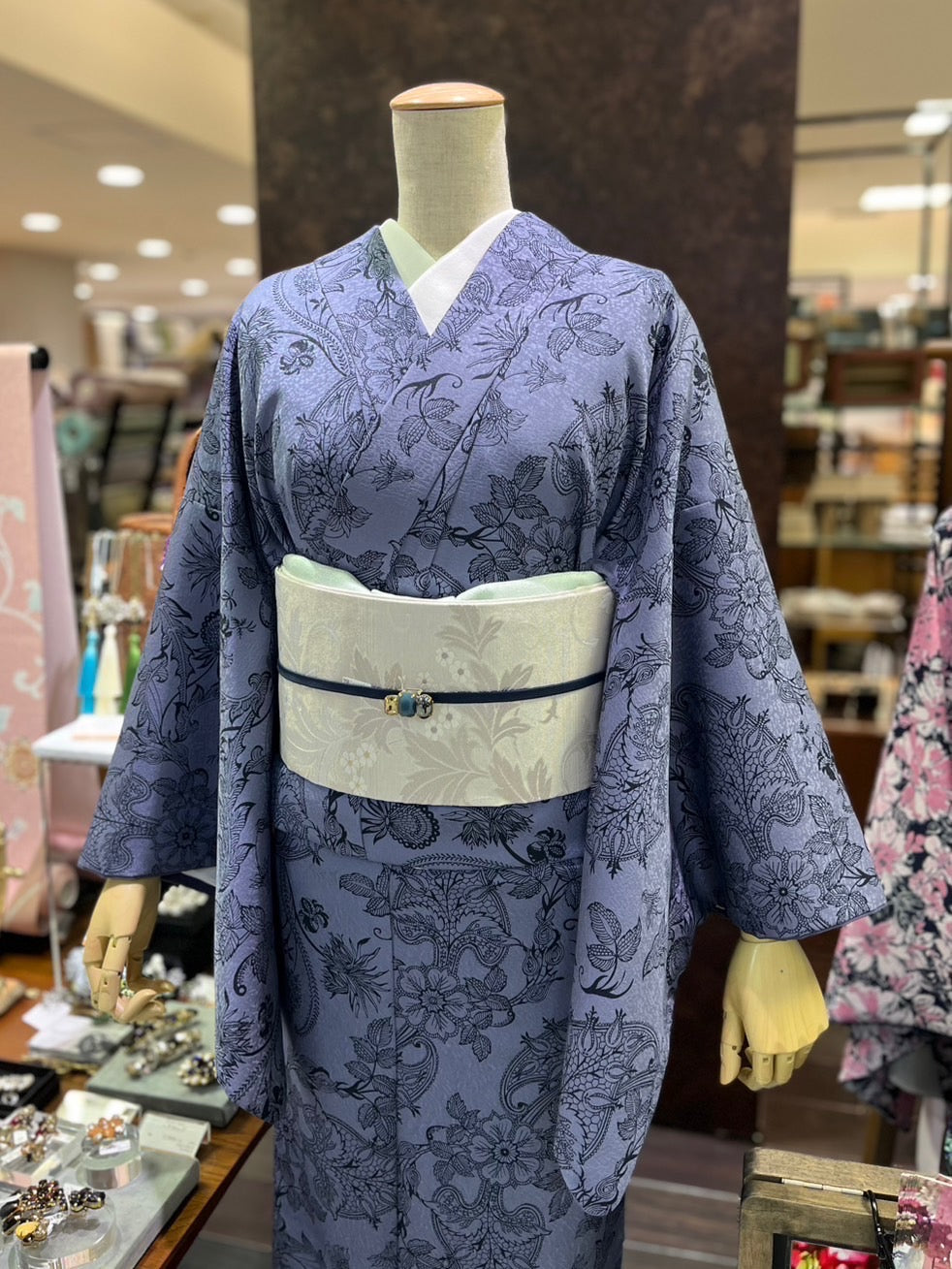 オリジナル更紗 紫