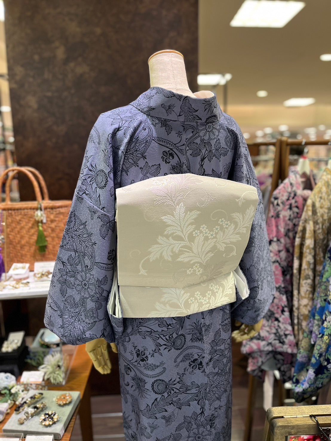 オリジナル更紗 紫