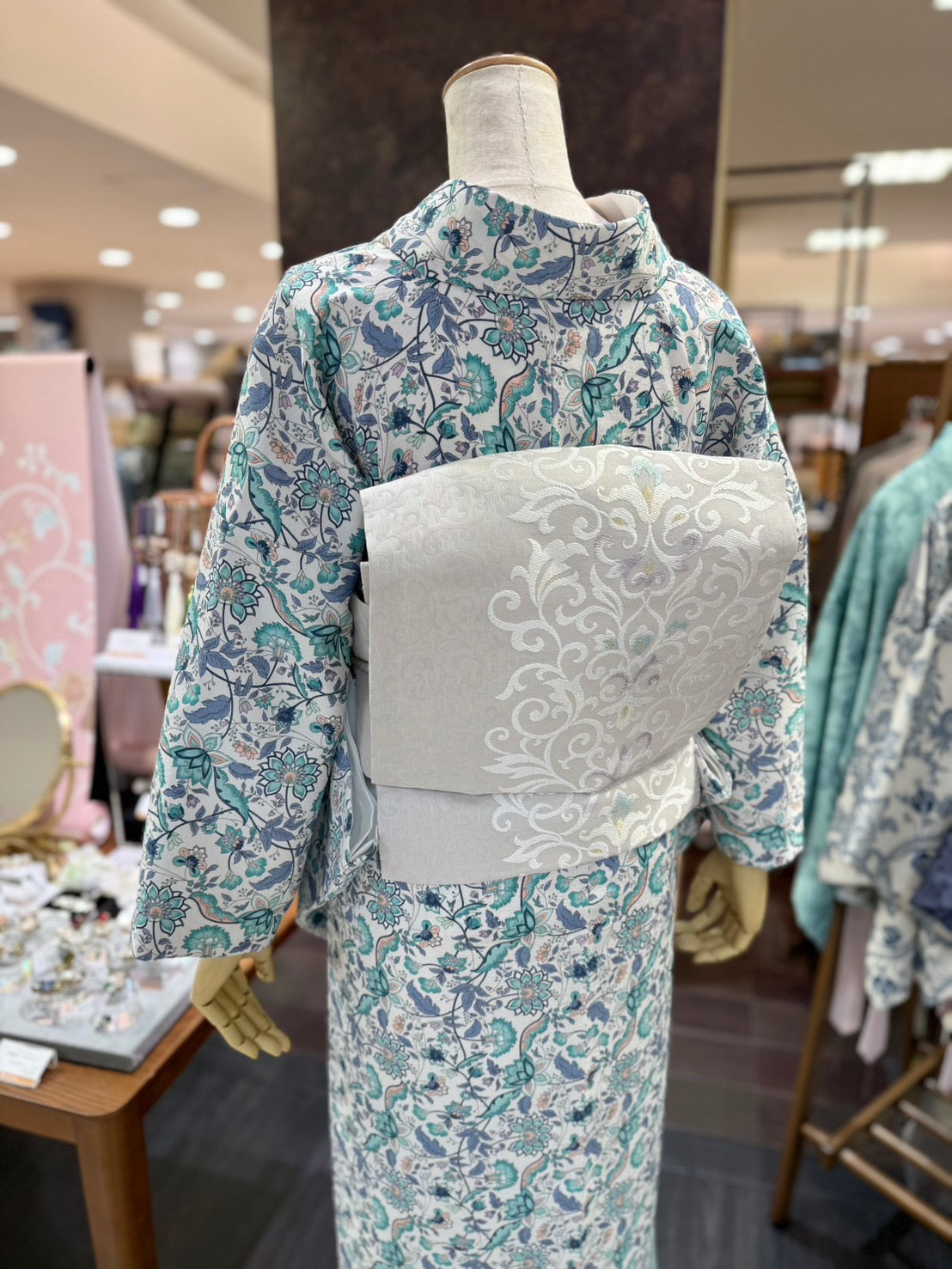 オリジナルペイズリー エメラルドグリーン