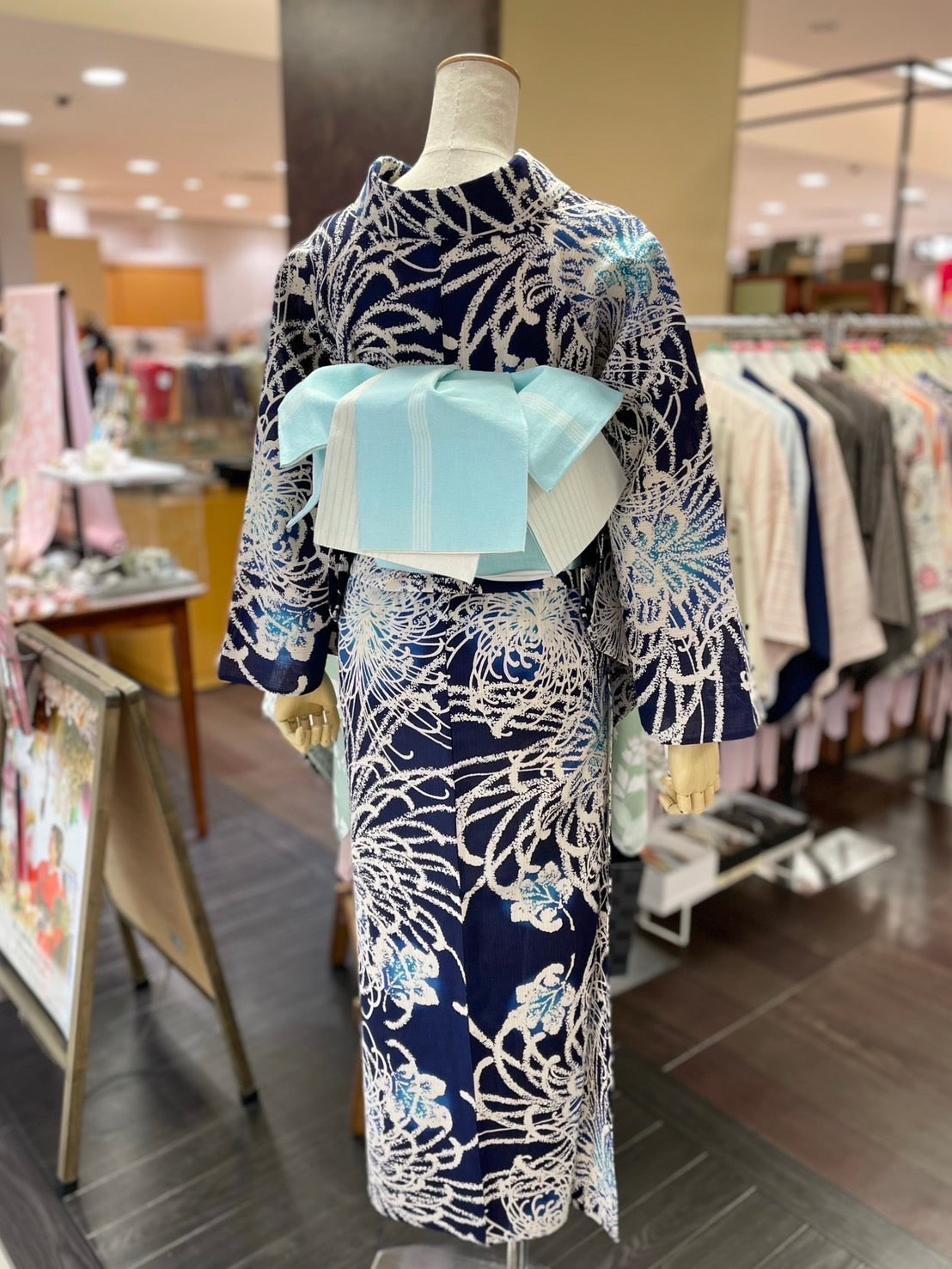 綿麻三部式ゆかた Lサイズ