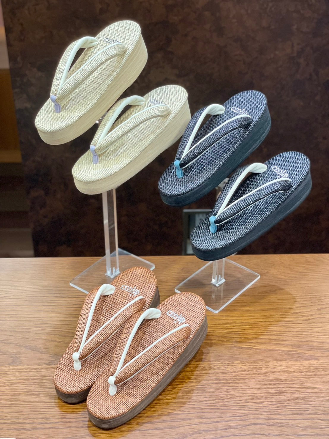 カレンブロッソ×dricco夏草履(ナチュラルベージュ)