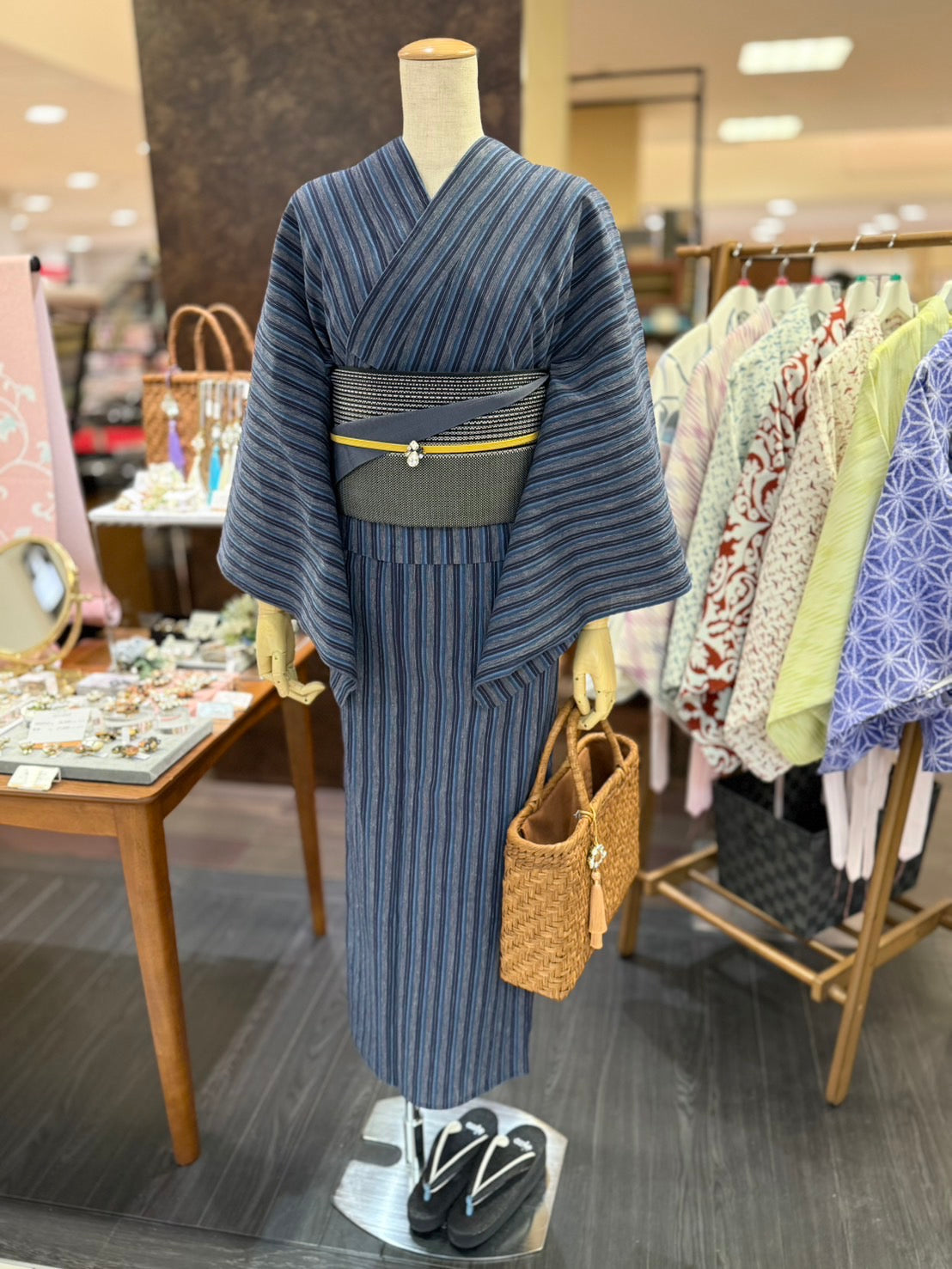 綿麻三部式ゆかた