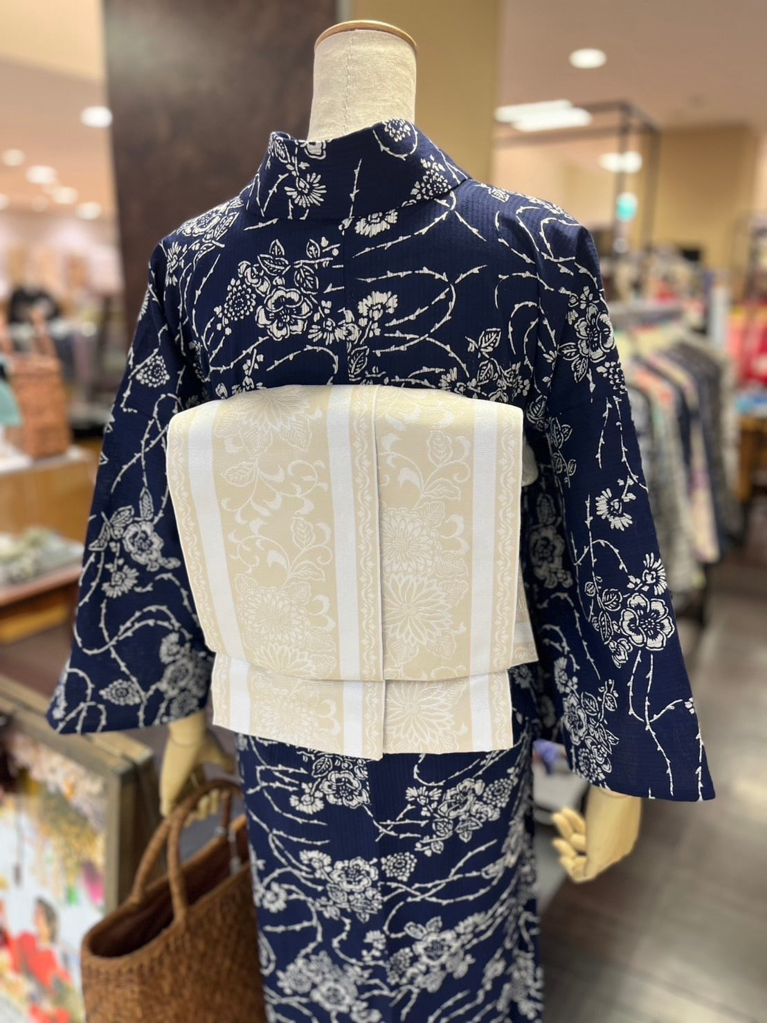 綿麻三部式ゆかた