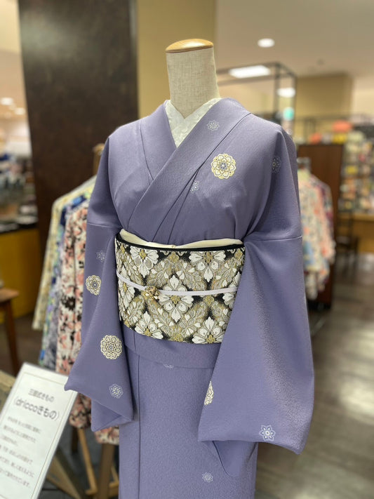 オリジナル小紋華紋 紫
