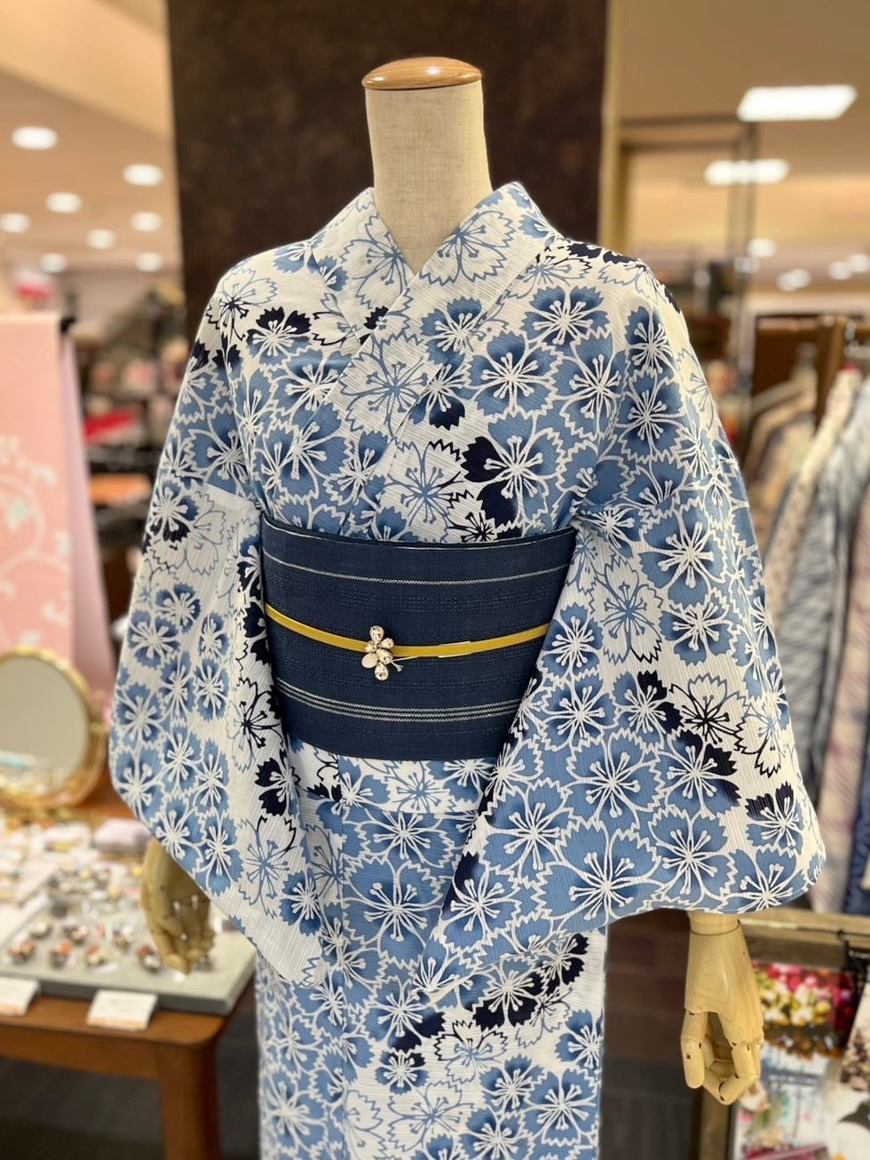 綿絽三部式ゆかた M・Lサイズ