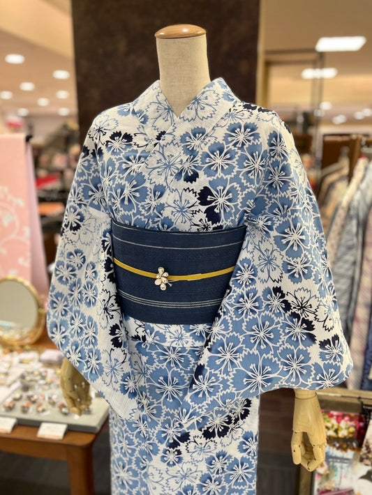 綿絽三部式ゆかた M・Lサイズ