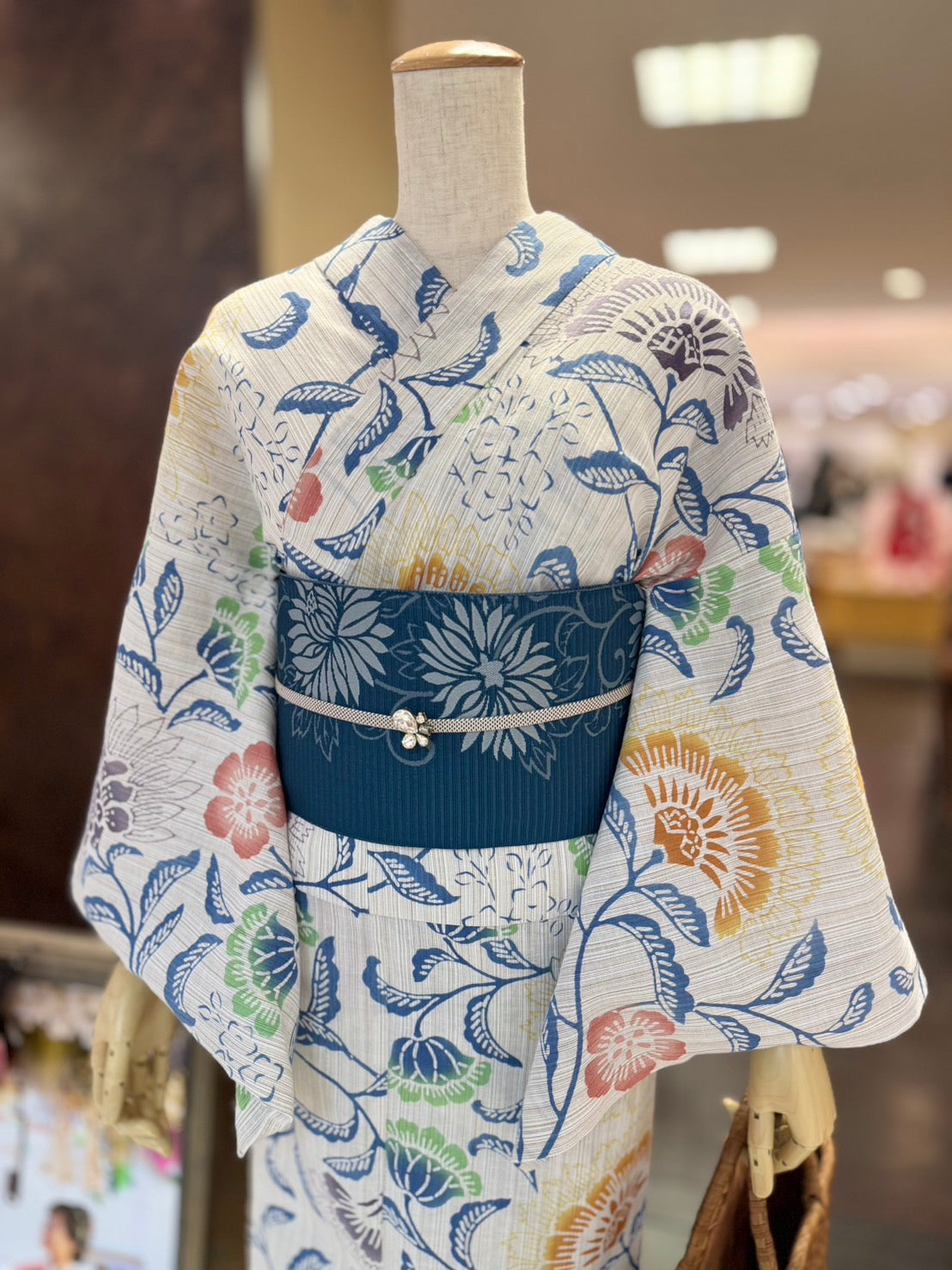 綿麻三部式ゆかた