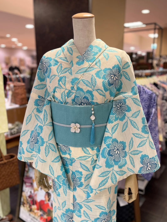 綿麻三部式ゆかた