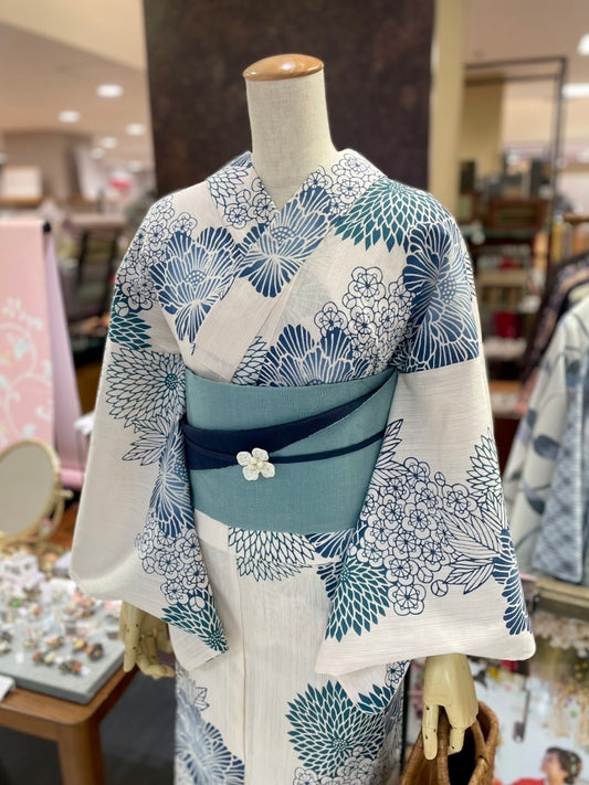 綿麻三部式ゆかた