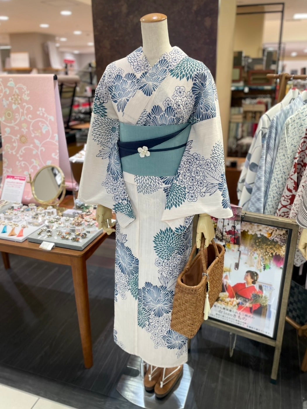 綿麻三部式ゆかた