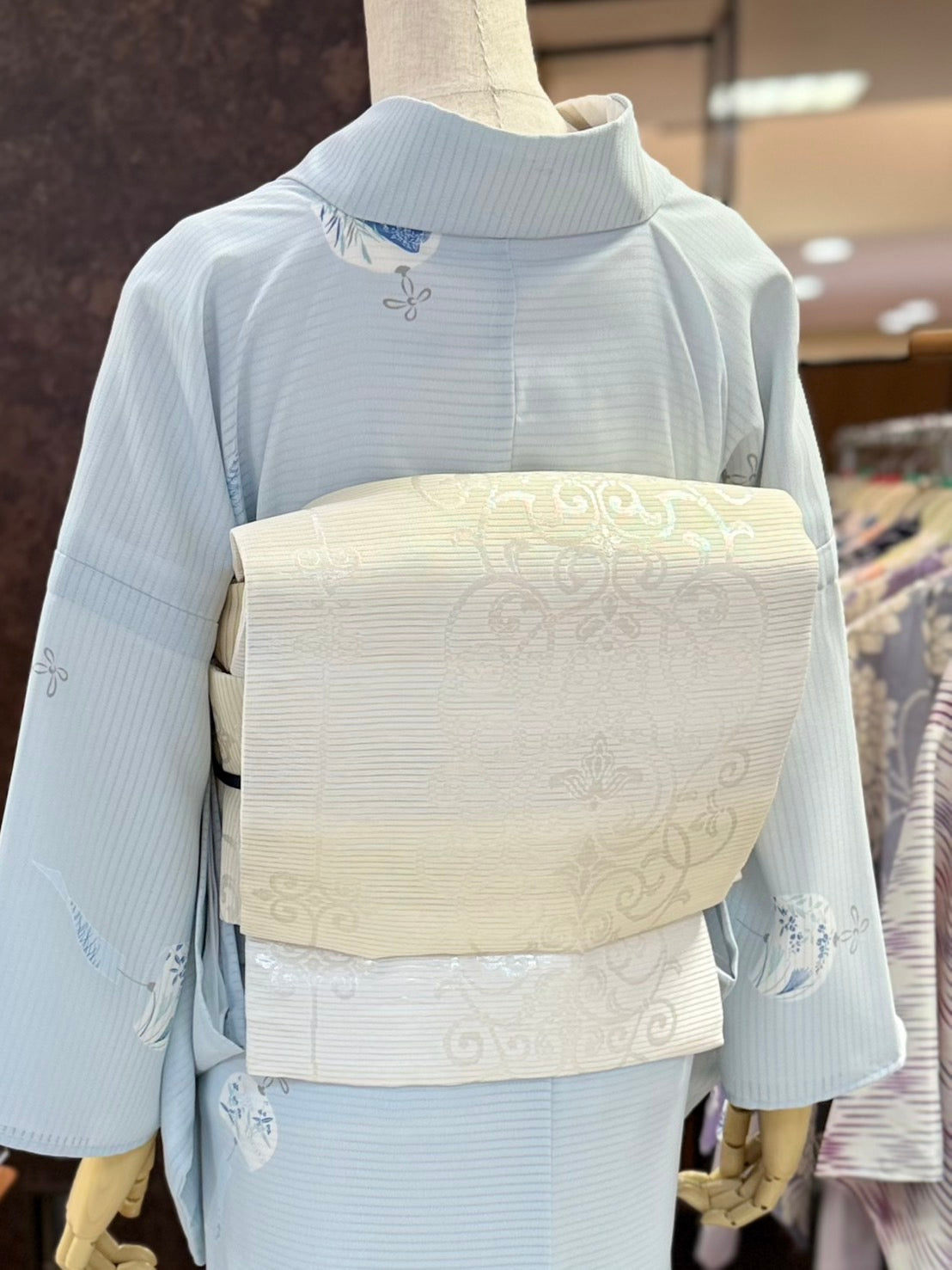 東レシルック洗える夏絽の三部式きものセット
