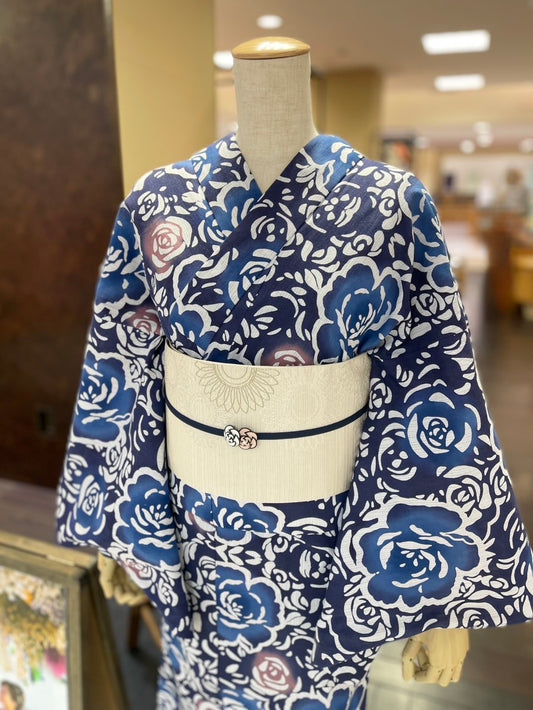 綿麻三部式ゆかた