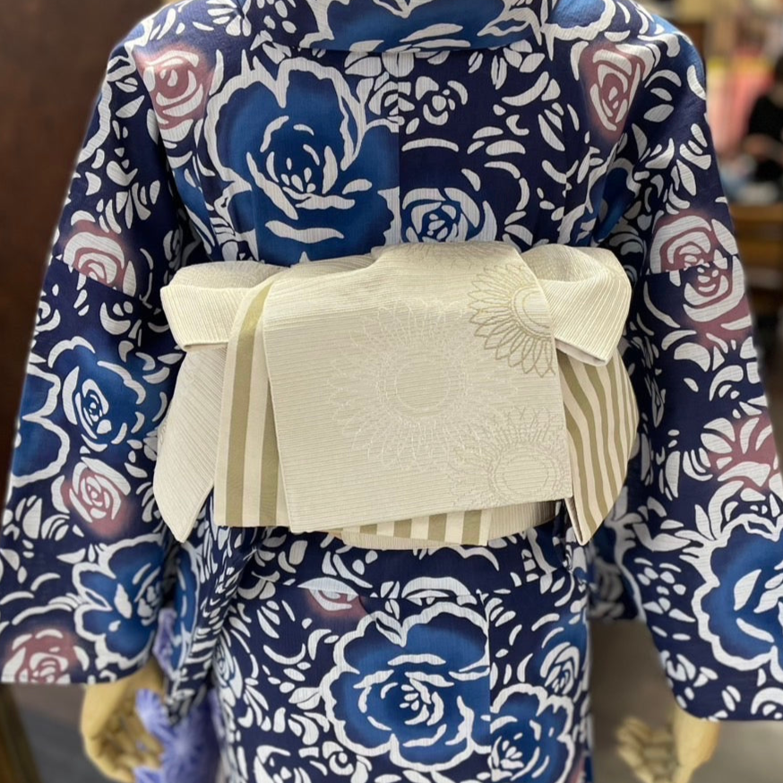 造り帯（半巾文庫かぶせ付き・ポリエステル）