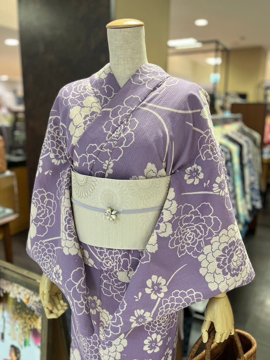 綿麻三部式ゆかた