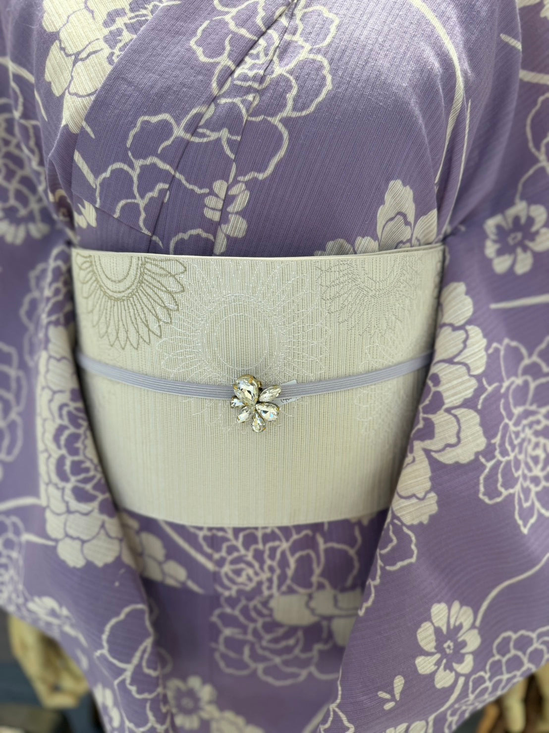 綿麻三部式ゆかたセット