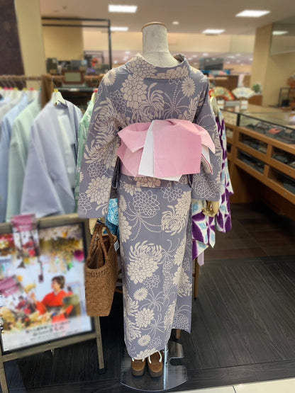 綿麻三部式浴衣 Lサイズ