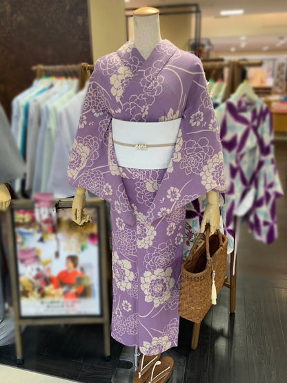 綿麻三部式浴衣 Sサイズ