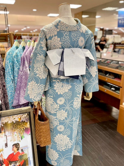 綿麻三部式浴衣 Lサイズ