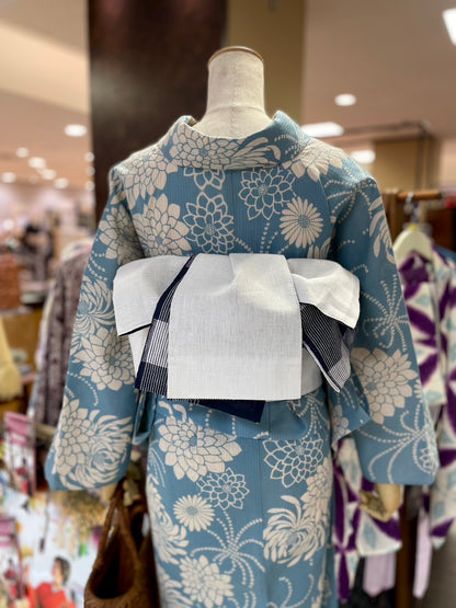 綿麻三部式浴衣 Lサイズ