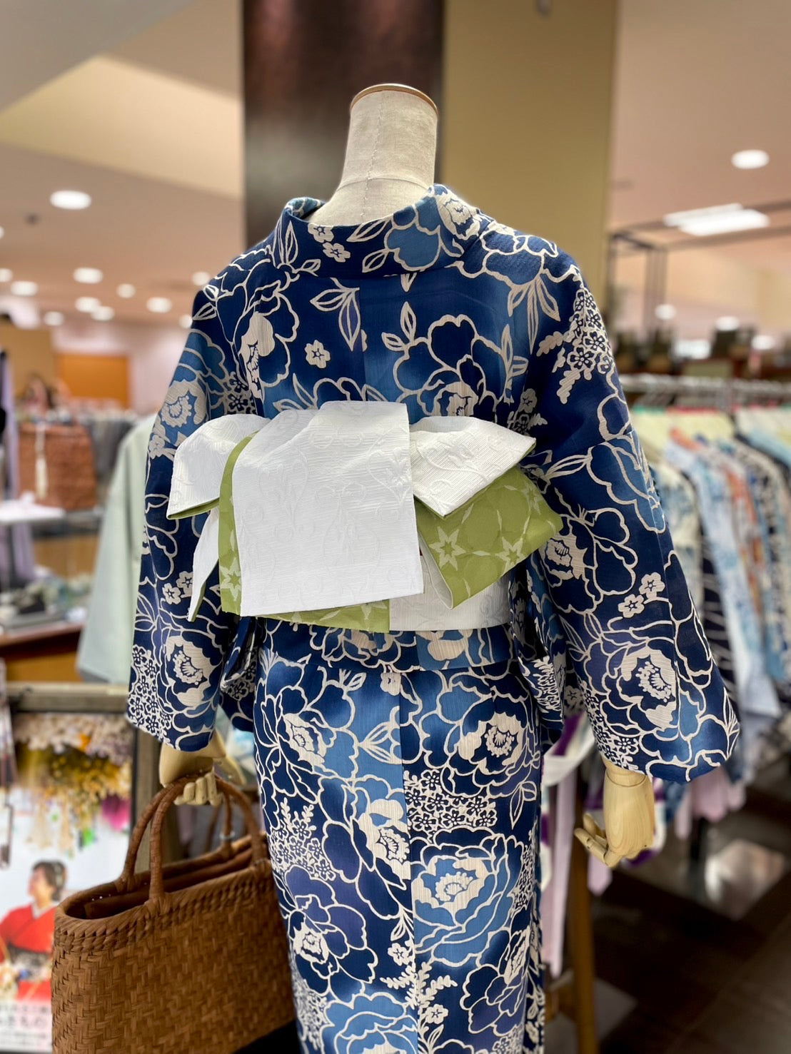 綿麻三部式浴衣 Mサイズ