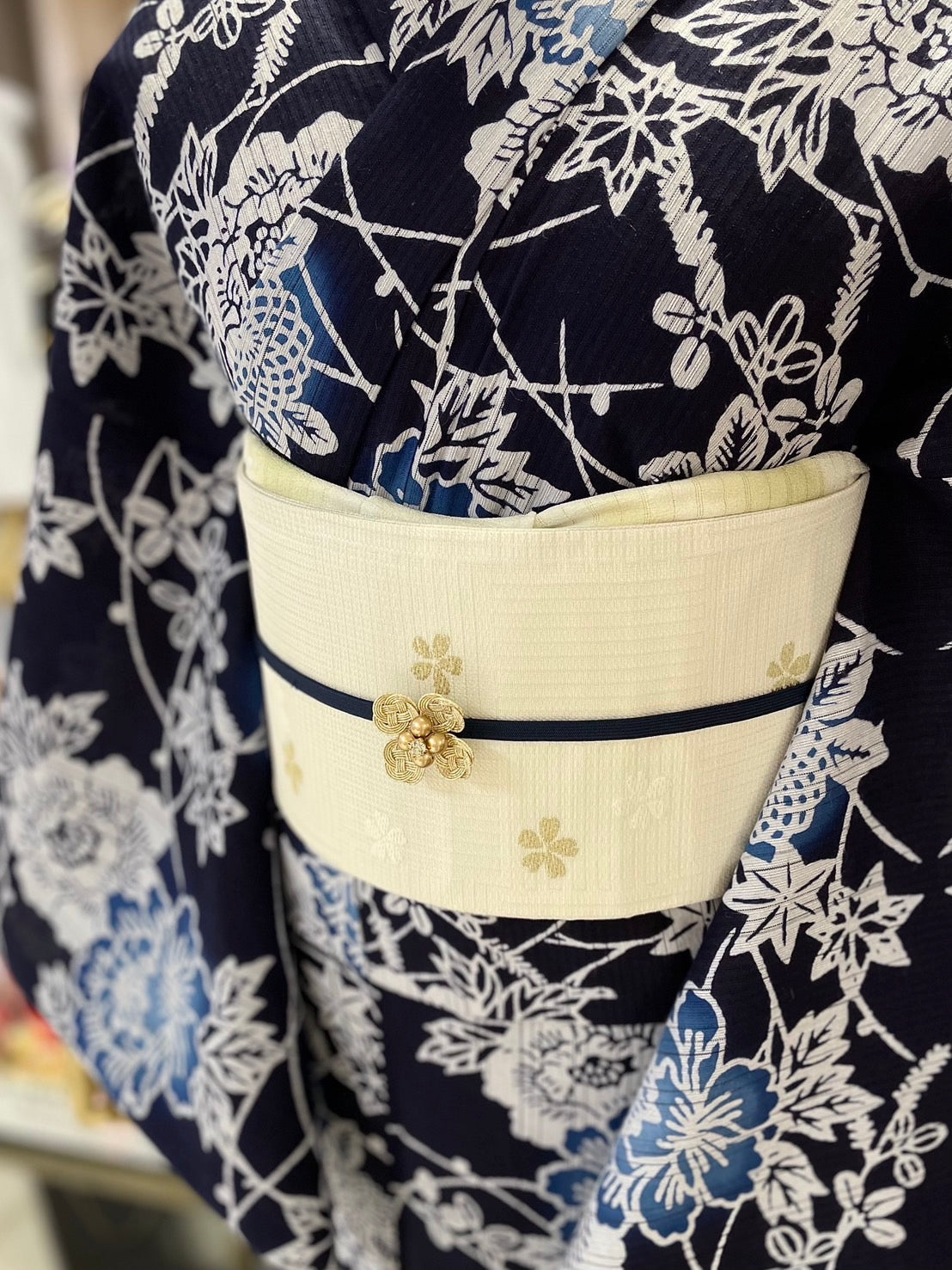 綿麻三部式浴衣 Sサイズ – driccoきもの