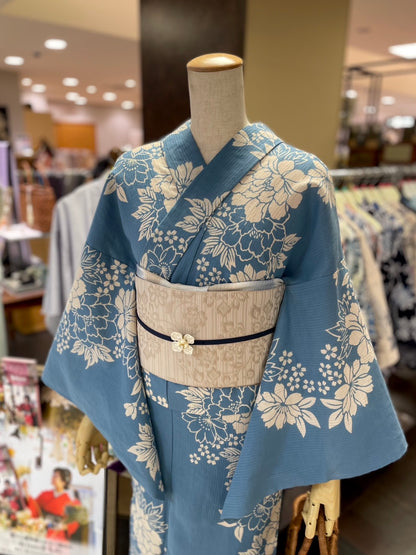 綿麻三部式浴衣 Mサイズ