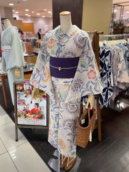 綿麻三部式浴衣 S・M・Lサイズ