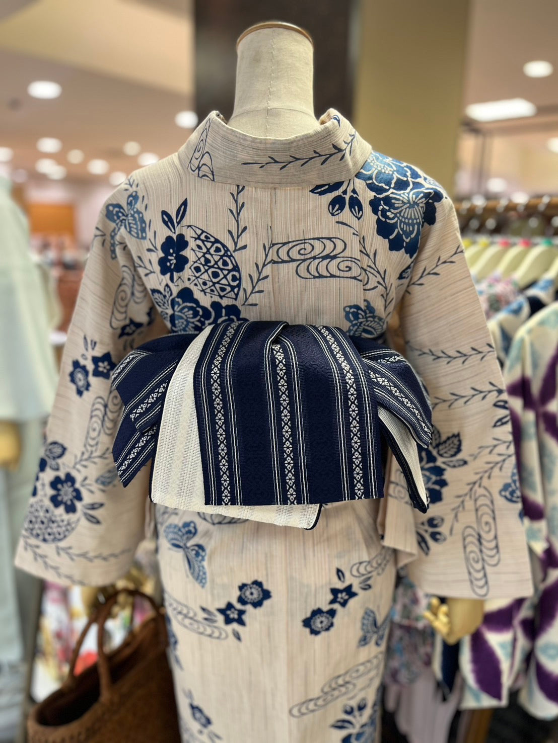 綿麻三部式浴衣 Mサイズ – driccoきもの