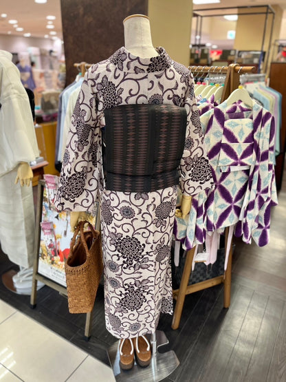綿麻三部式浴衣 Mサイズ