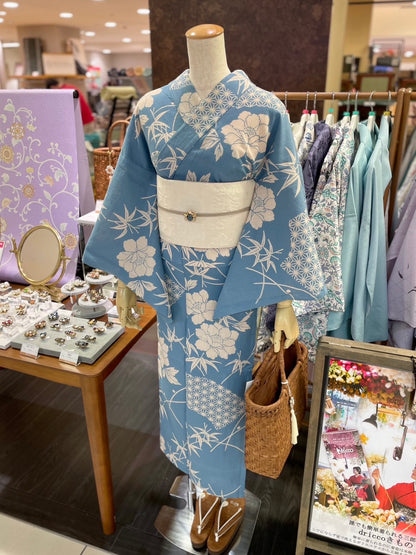 綿麻三部式浴衣 Sサイズ