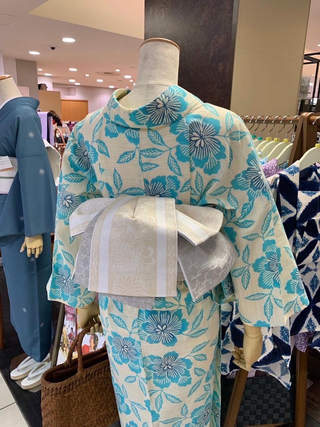 綿麻三部式浴衣 Mサイズ