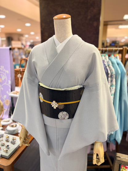 夏絽 三部式着物 鮫小紋 Sサイズ