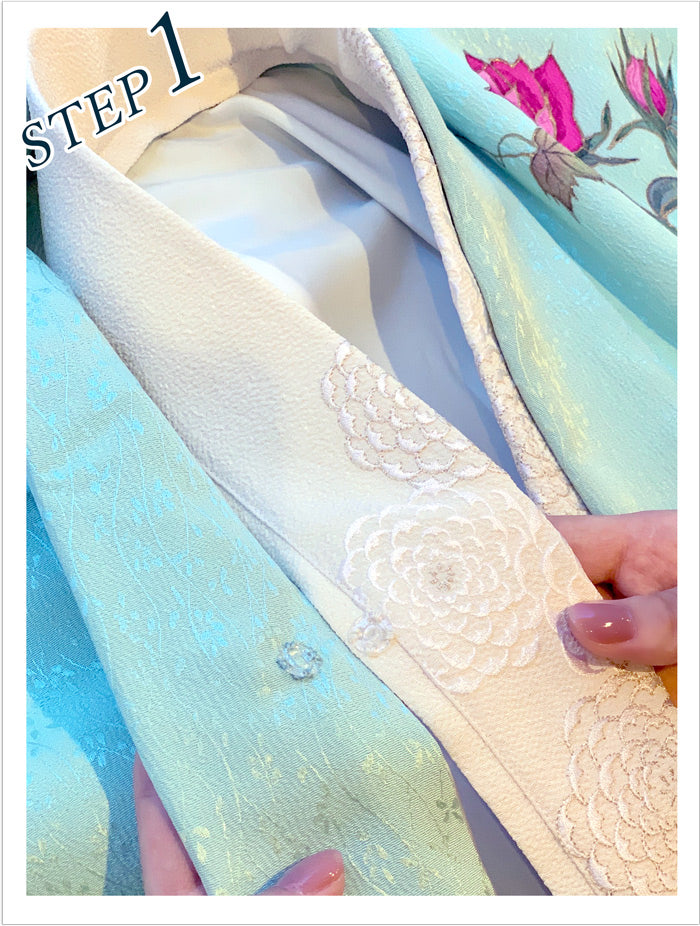 ドリッコ 綿麻三部式ゆかた Mサイズ dricco 綿麻三部式ゆかた